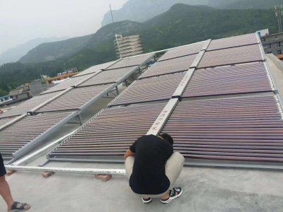 河南新兴暖通太阳能热水工程淡季不淡