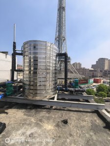开封万熙酒店太阳能+空气能采暖+热水双系统